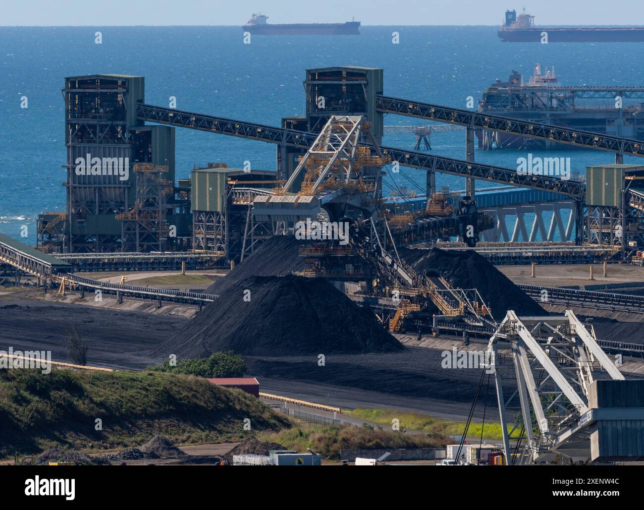 Two coal terminals at the port, Hay Point Coal Terminal (HPCT) and