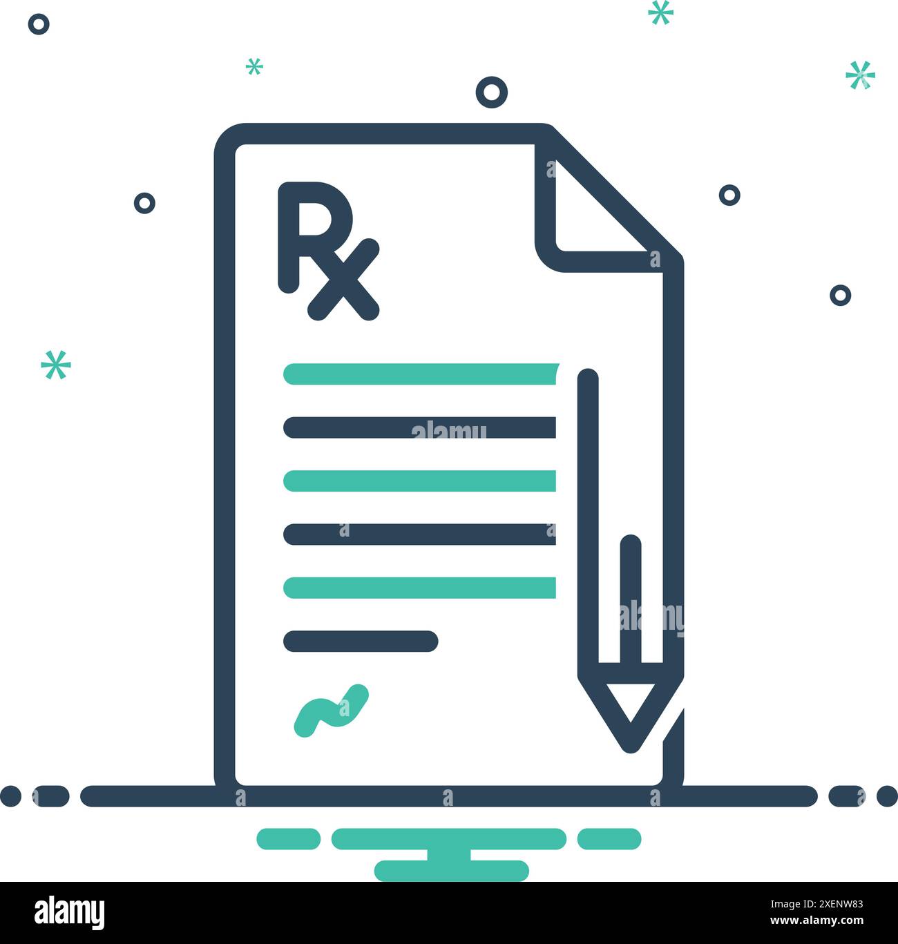 Prescription pad medical vector hi-res stock photography and images - Alamy