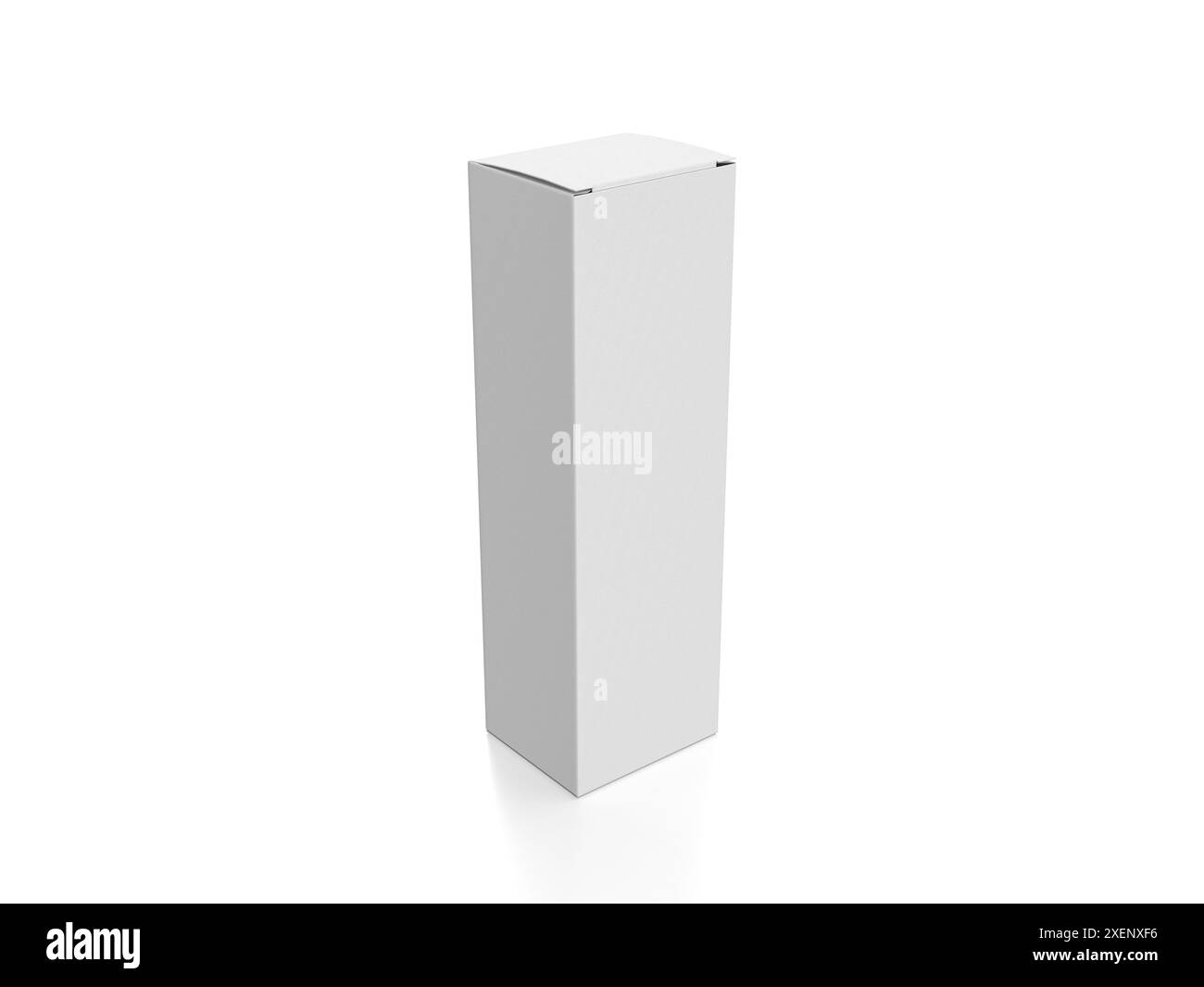 Packaging box on a white background. 3d illustration Stock Photo - Alamy