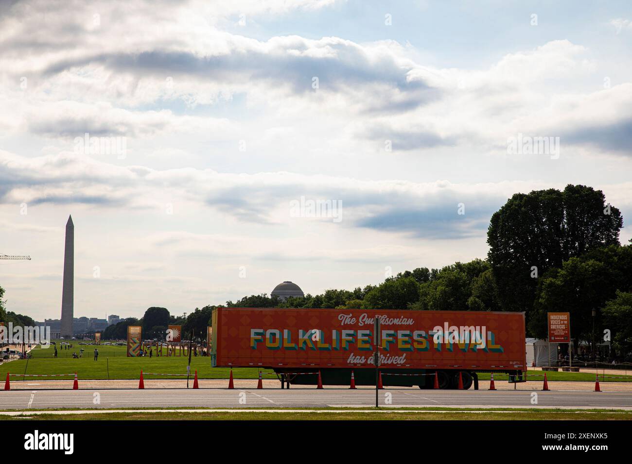 Washington Dc, United States. 28th June, 2025. A large signage is seen ...