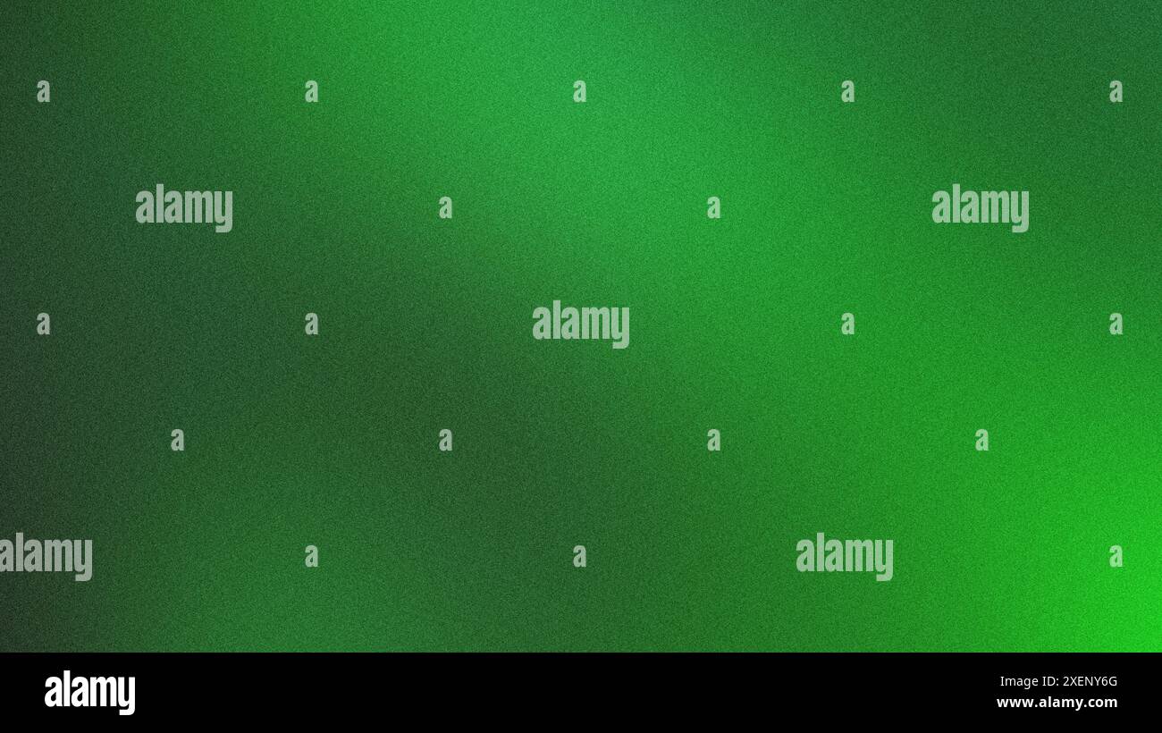 Abstract green background featuring gradient effect and grainy texture Stock Photo