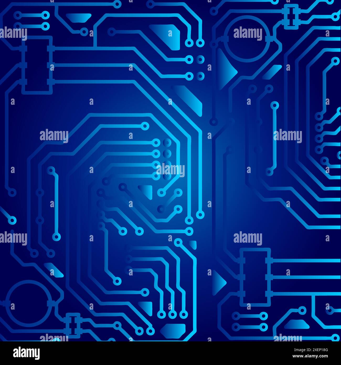 High tech technology geometric and connection system background with ...