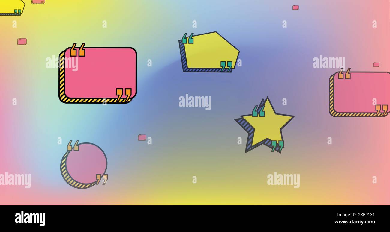 Colorful display geometric shapes hi-res stock photography and images ...