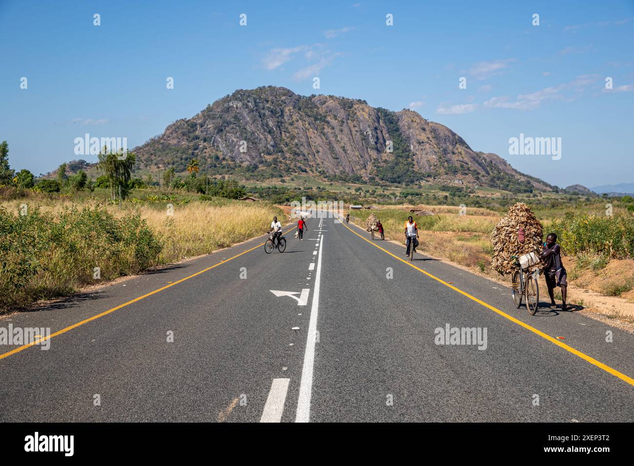 Mozambique Zambezia Mocuba Rio Licungo Stock Photo Alamy