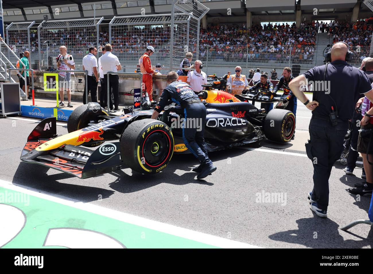  Foto zu Spielberg, Austria. 29th June, 2024. RedBull RB20, Sprint Rennen, AUT 