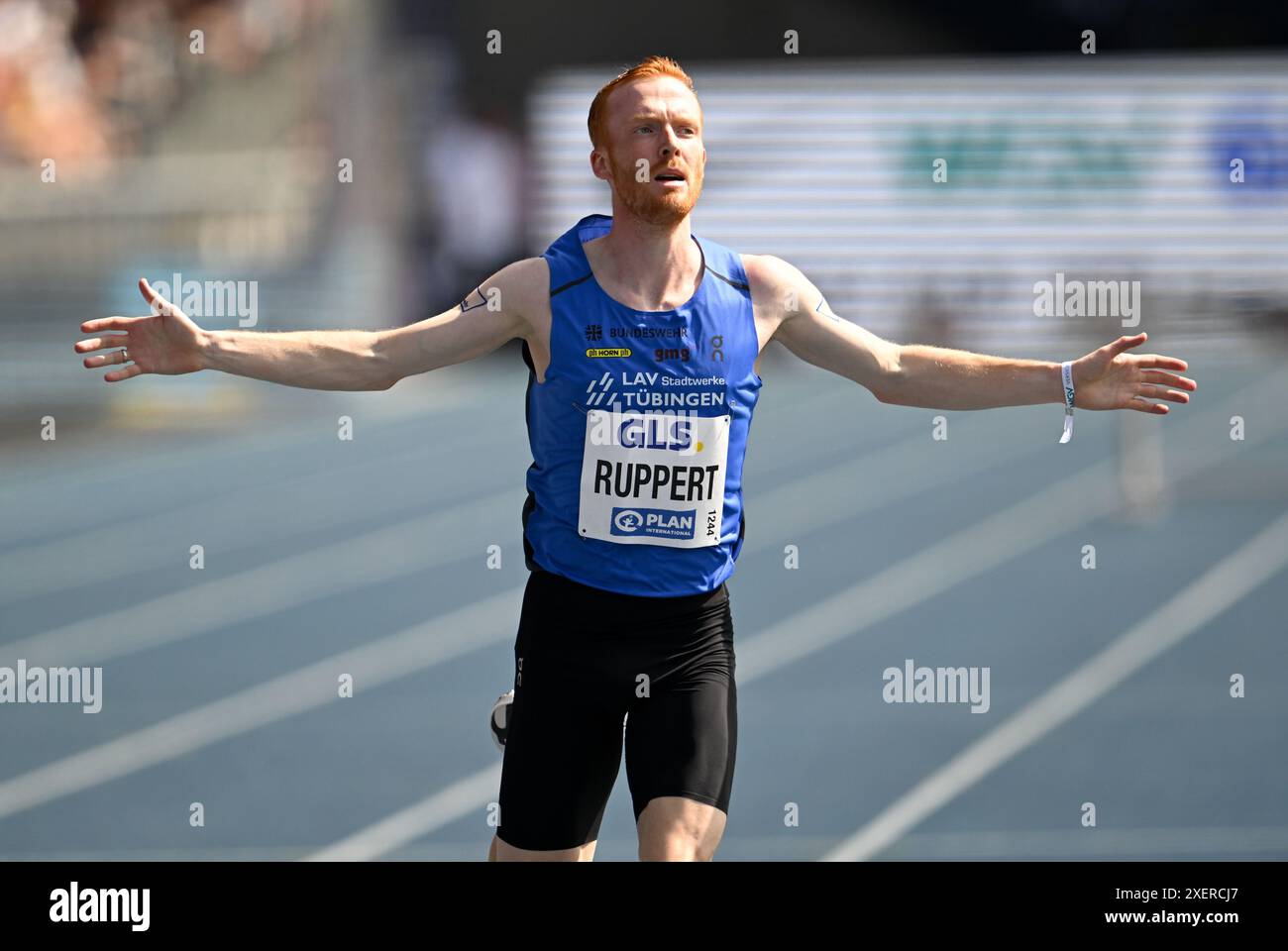 Brunswick, Germany. 29th June, 2024. Athletics: German Championships in ...