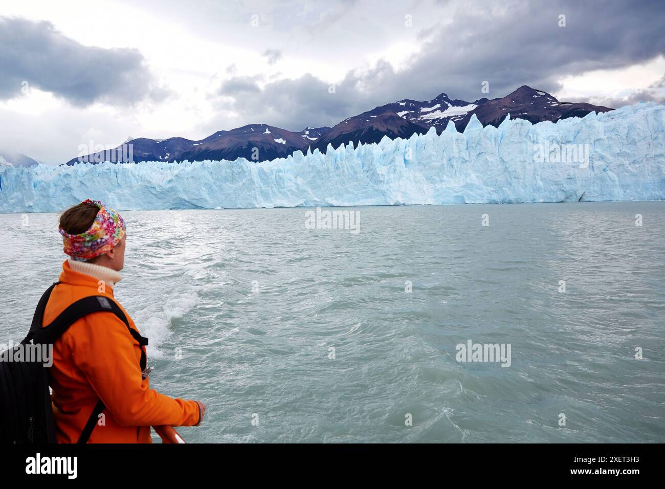 Boat trip on Argentino Lake. Perito Moreno glacier. Los Glaciares ...