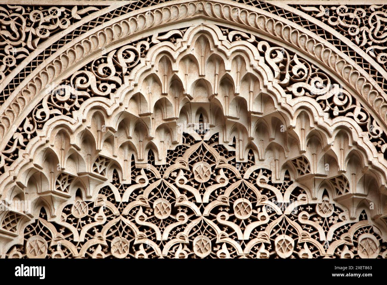 Palais La Bahia, Medina de Marrakech, Morocco. Stock Photo