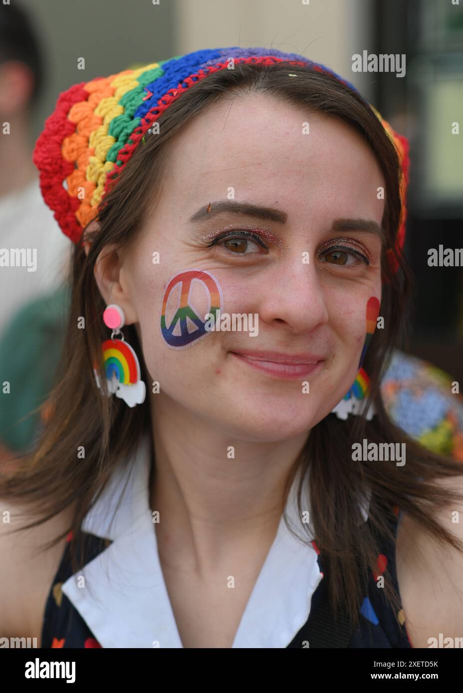 LONDON, ENGLAND. 29TH JUNE 2024 Thousands attends the Pride in London 2024, UK Stock Photo Alamy