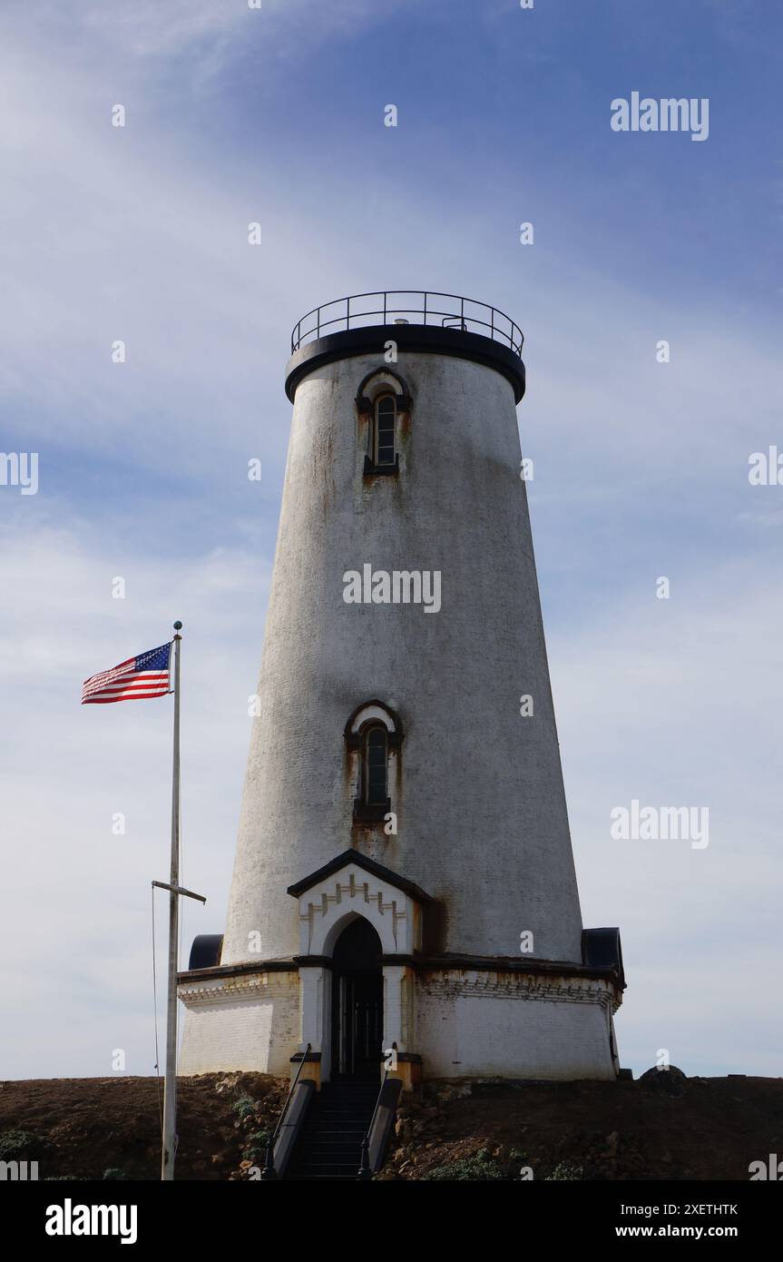 Piedras blancas light station Stock Photo