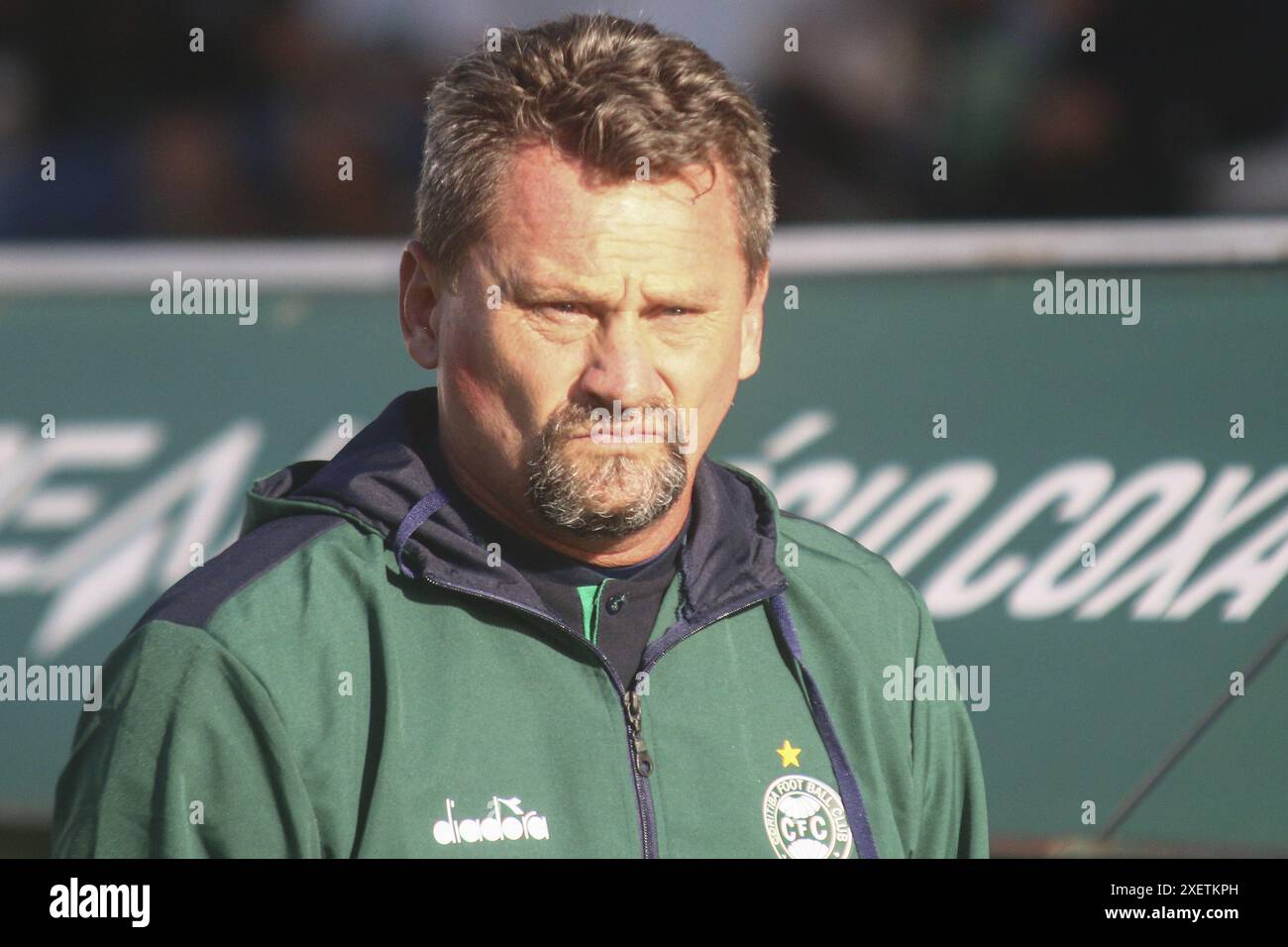 Curitiba, Brazil. 29th June, 2024. PR - CURITIBA - 06/29/2024 - BRAZILIAN B 2024, CORITIBA x VILA NOVA-GO - Fabio Matias coach of Coritiba during a match against Vila Nova-GO at the Couto Pereira stadium for the Brazilian B 2024 championship. Photo: Gabriel Machado/AGIF Credit: AGIF/Alamy Live News Stock Photo