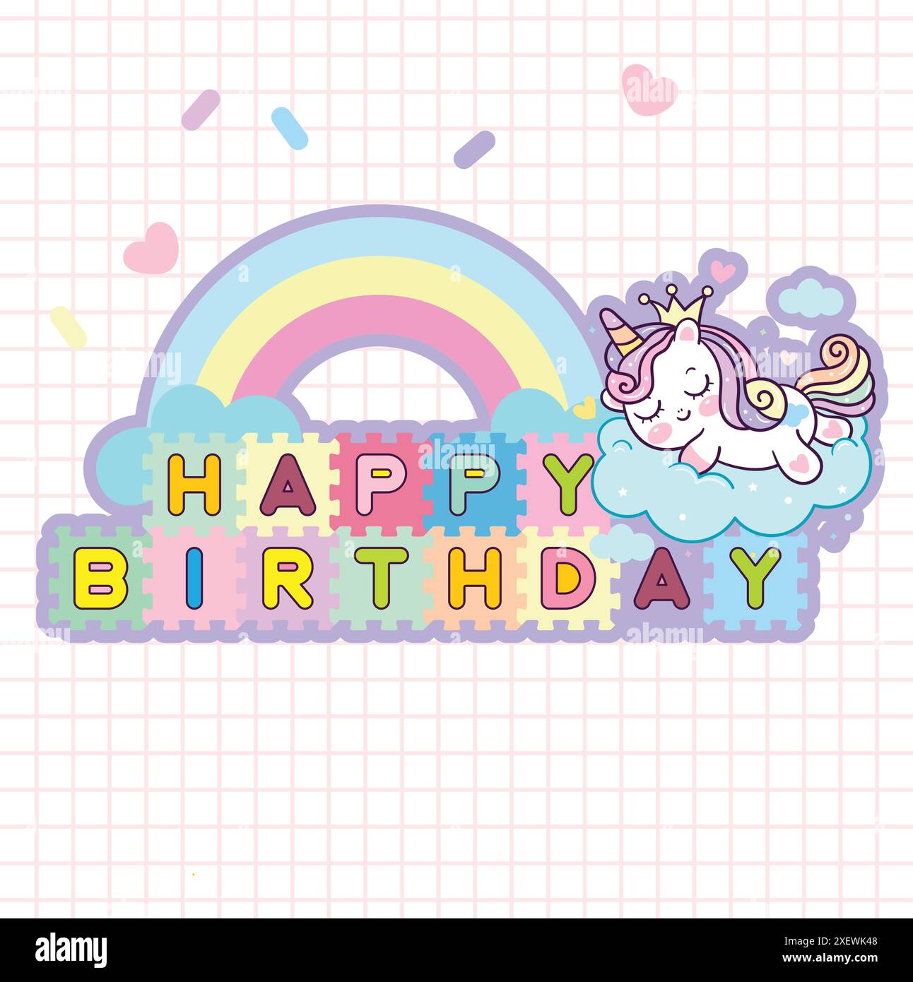 Happy birthday greeting card vector Stock Vector Image & Art - Alamy