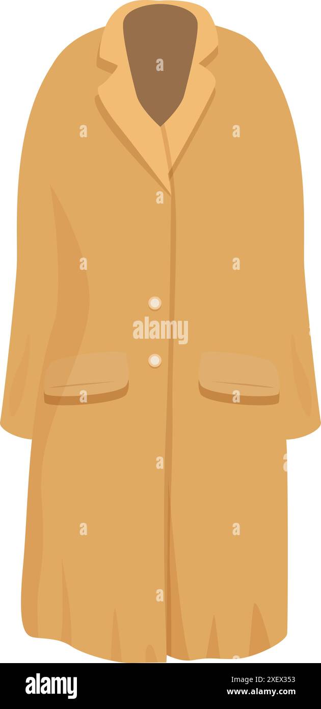 Trench coat vector art hi-res stock photography and images - Alamy