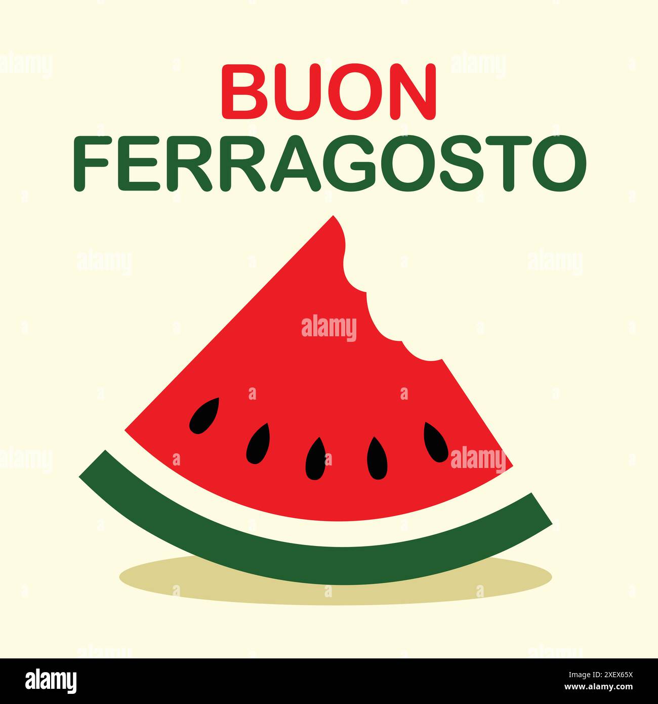 ferragosto, buon ferragosto mean happy mid august with watermelon ...