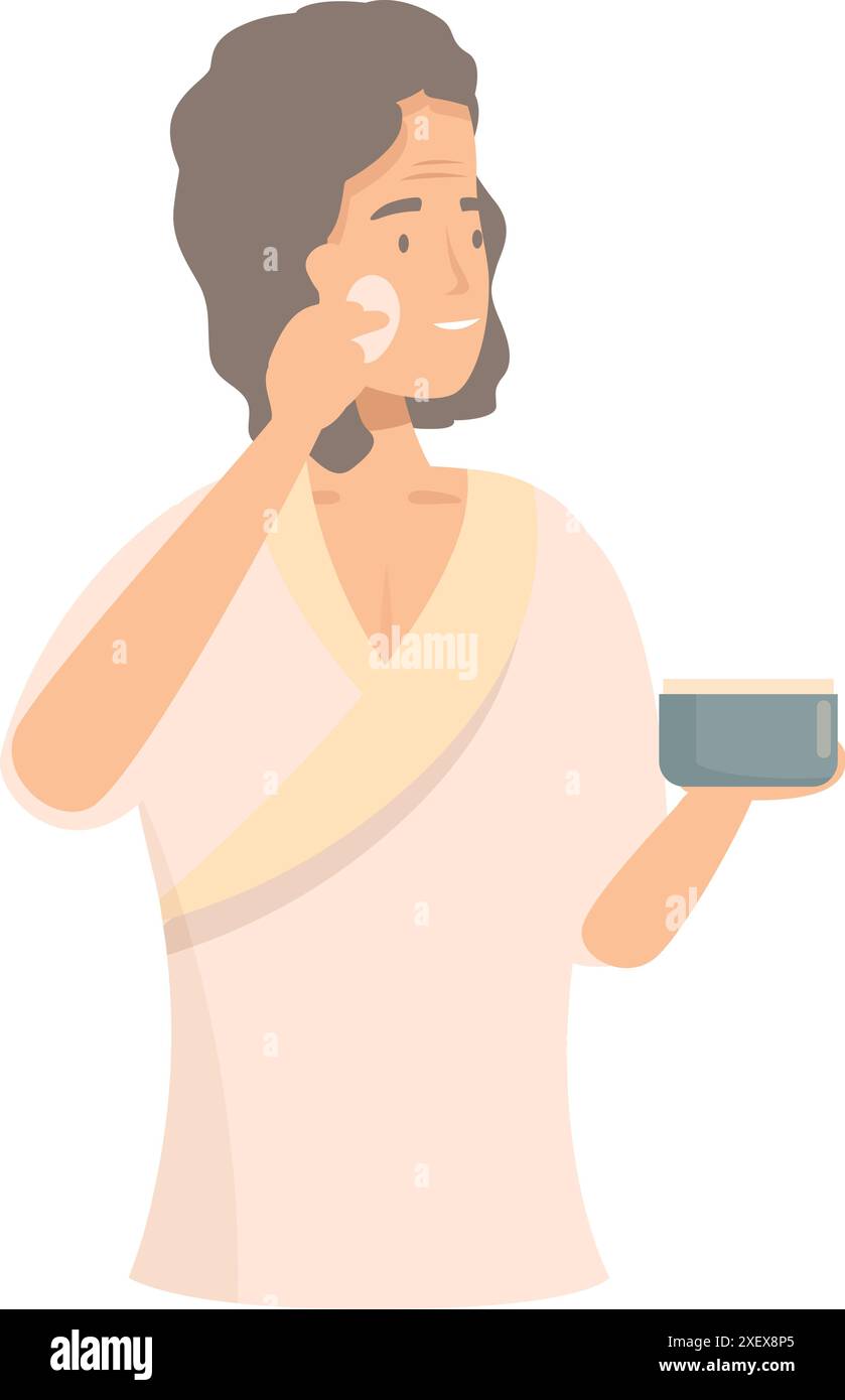 Daily skincare regimen Stock Vector Images - Alamy