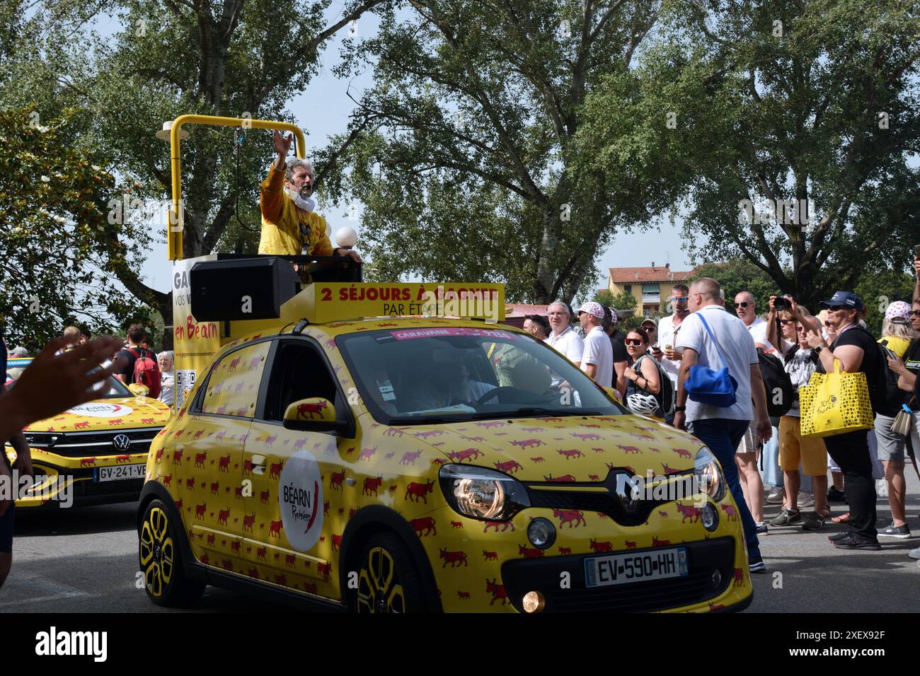 Tour de France 2024 : Vibration à bord de la Caravane
