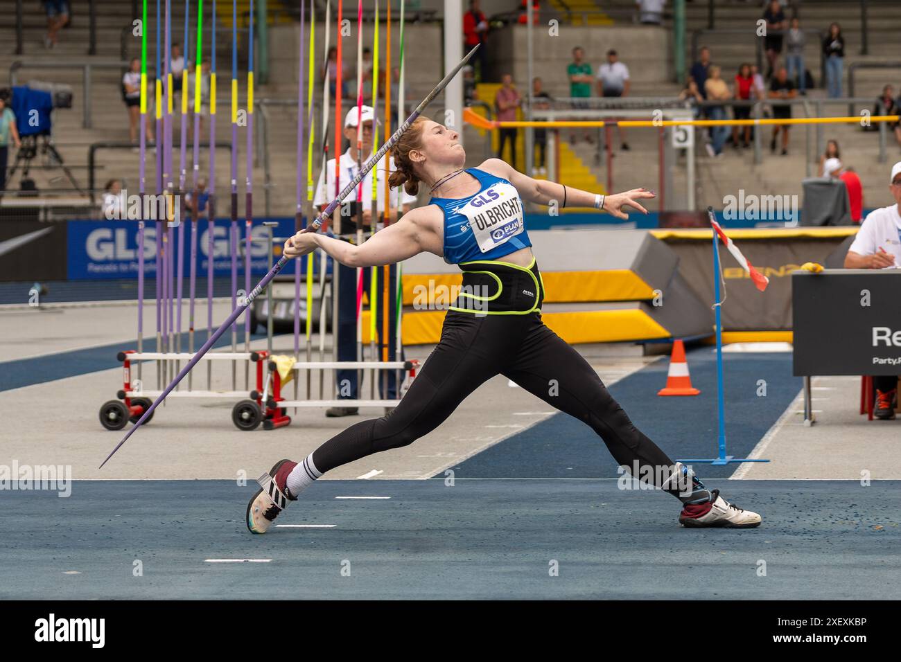 Julia Ulbricht (1. LAV Rostock, #571), Speerwurf Frauen, GER ...