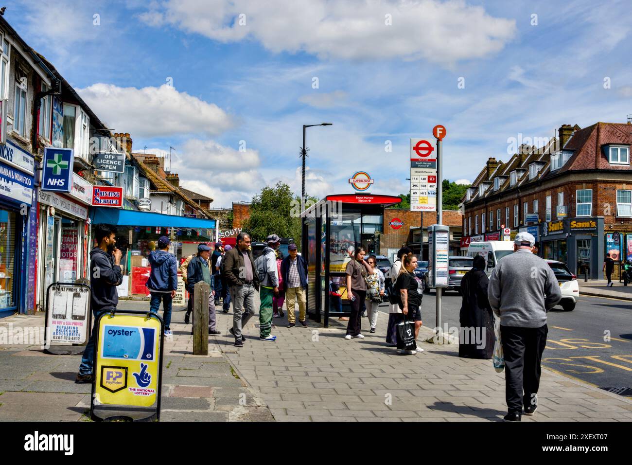 Street Scene Northolt Road, South Harrow, Borough of Harrow, London