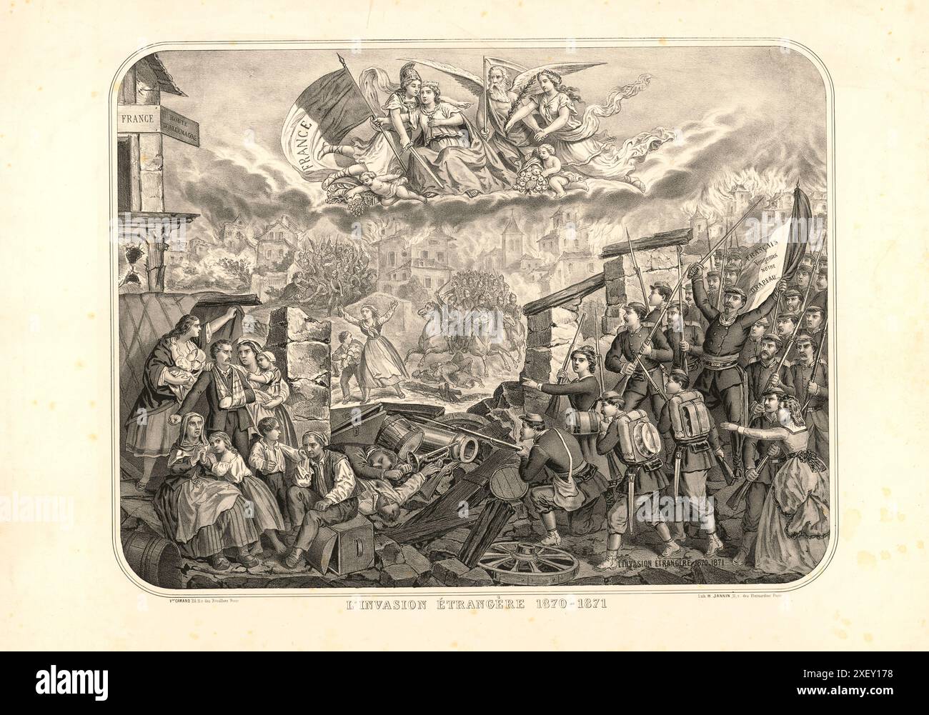 Franco prussian war 1870 hi-res stock photography and images