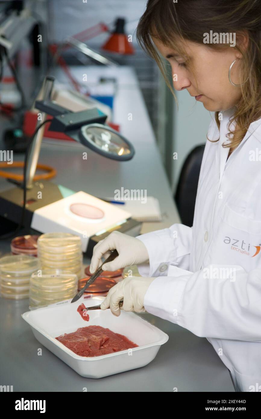 Microbiology laboratory microbiological tests food hi-res stock ...