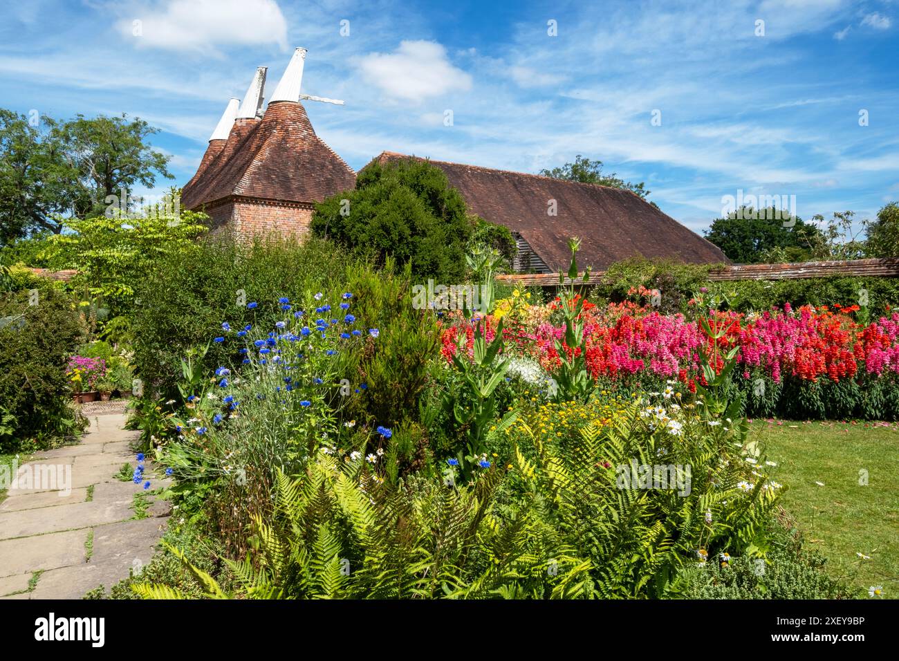 Antirrhinums at Great Dixter, East Sussex, UK Stock Photo