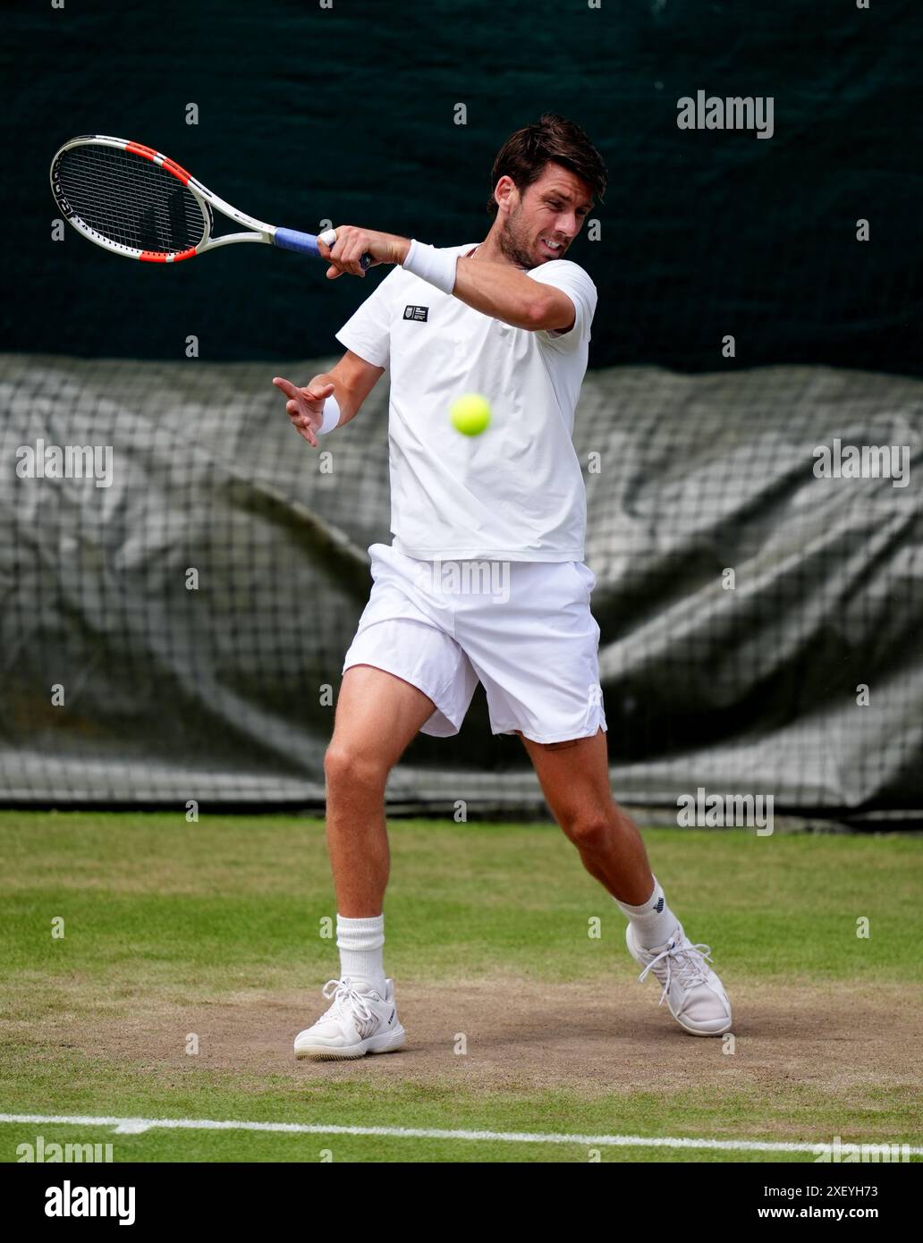 Cameron Norrie at the All England Lawn Tennis and Croquet Club in ...