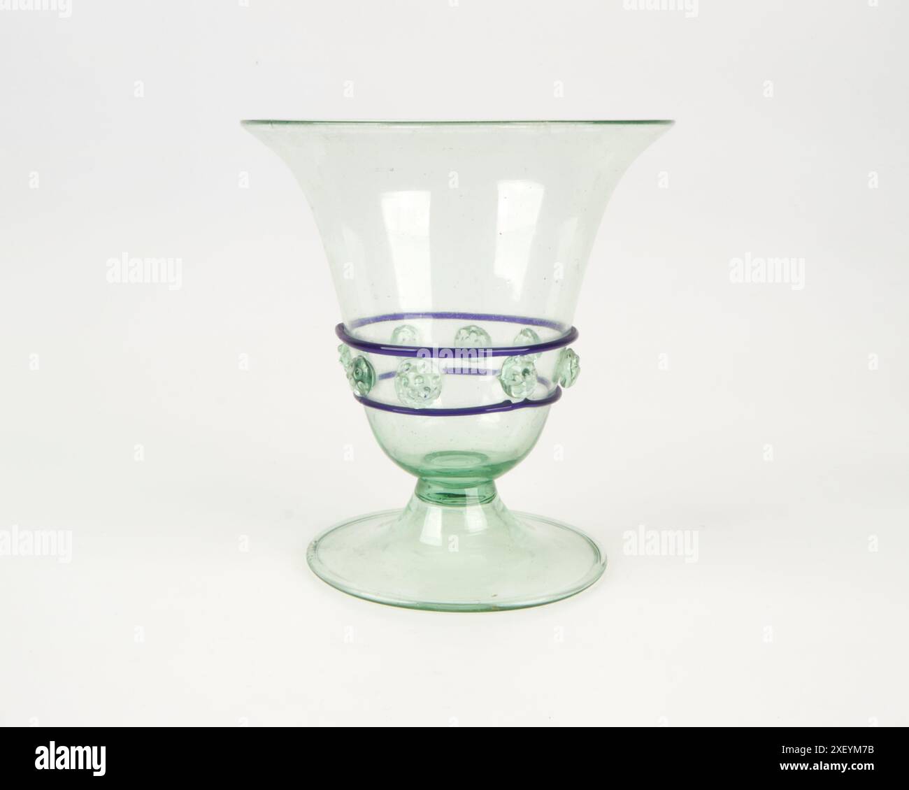 Rare 1920s mvm cappellin venetian glass vase designed by vittori