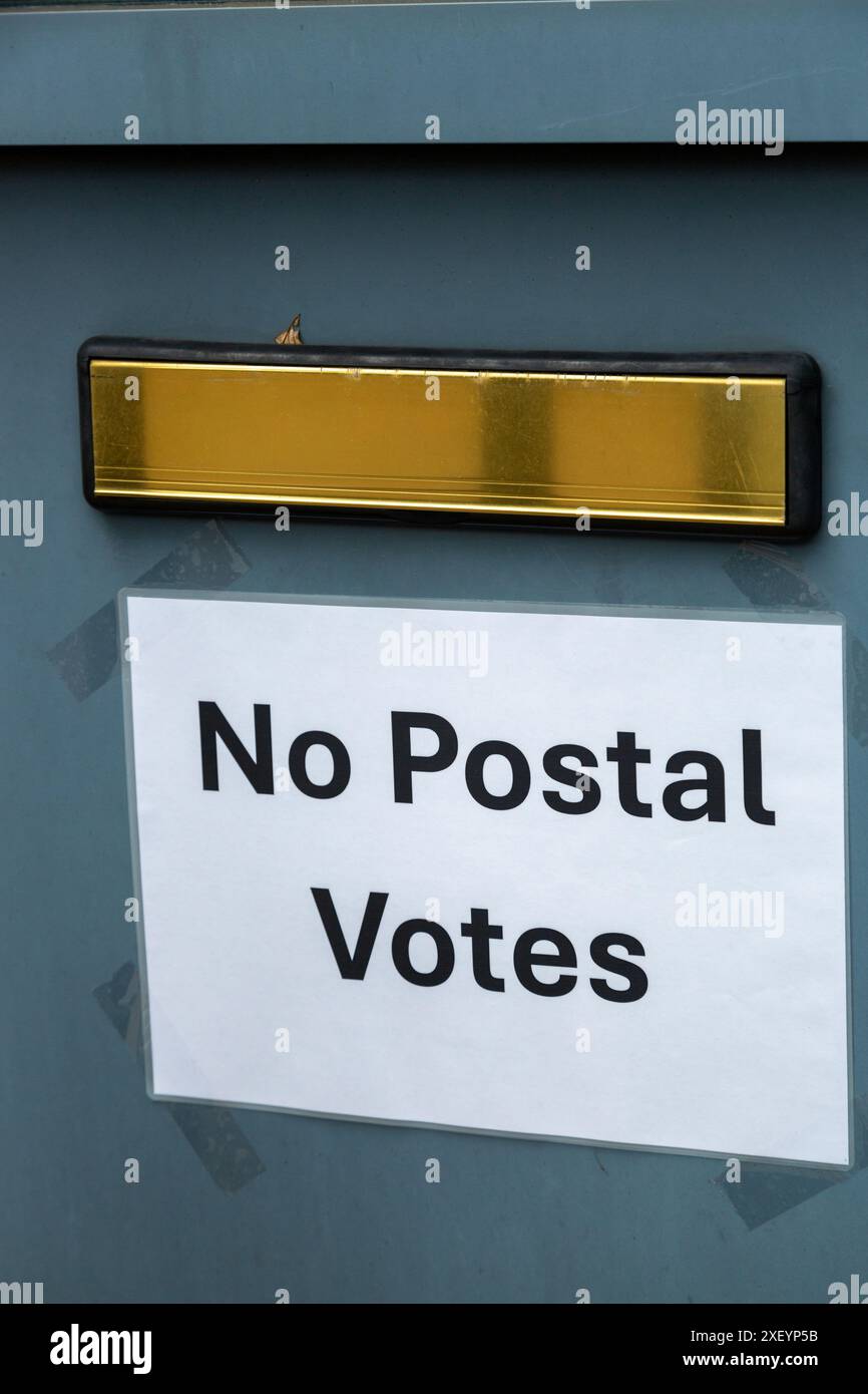 Fife House Glenrothes emergency collection of postal votes for people