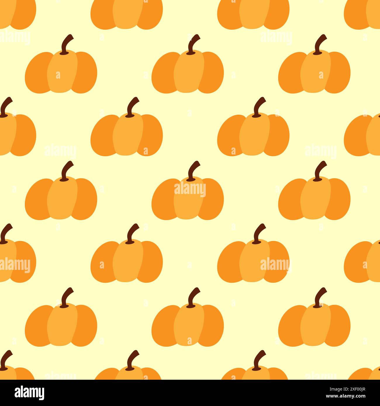 Pumpkin seamless pattern. Autumn design for fabric, texture, wallpaper ...