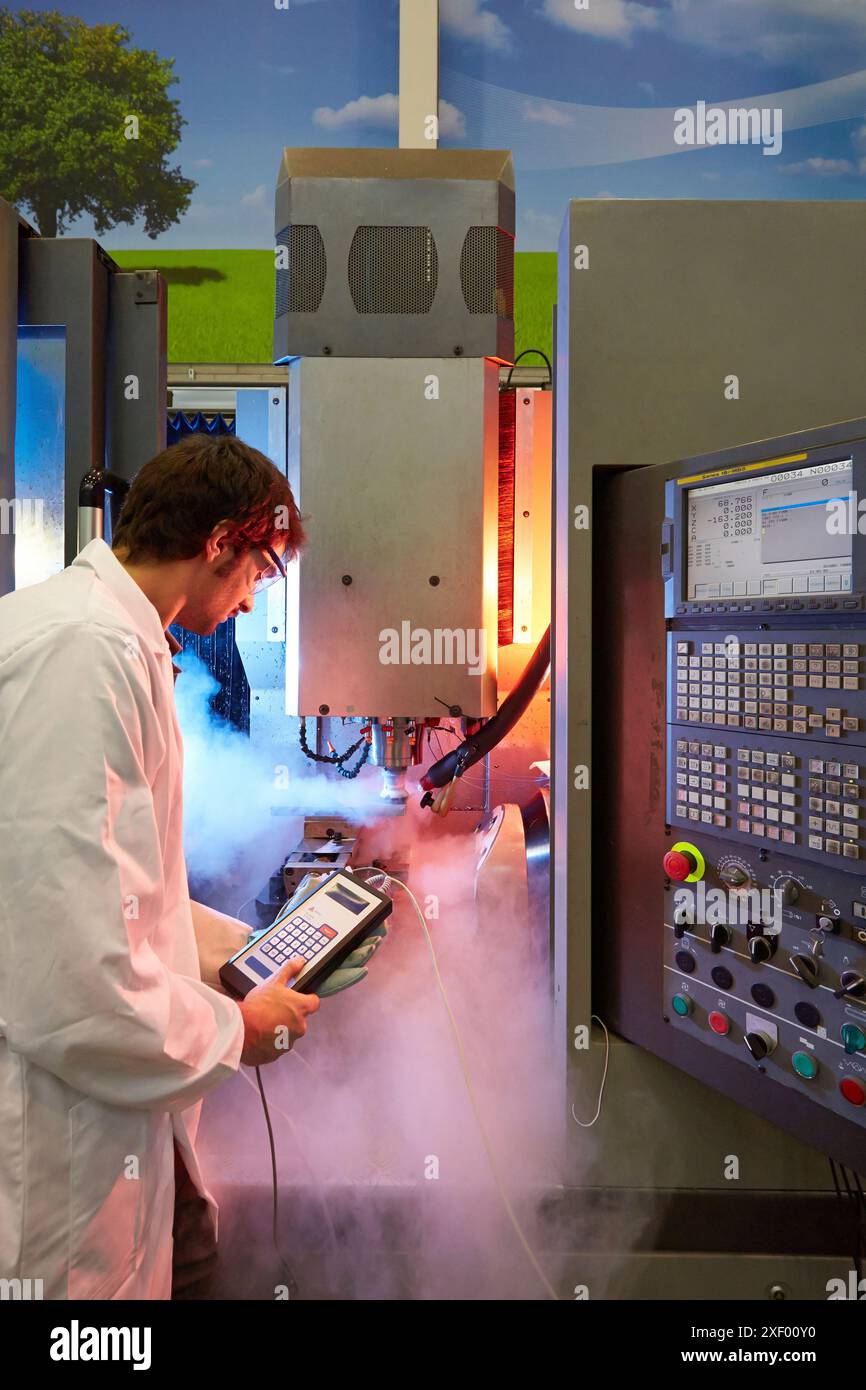 Cryogenic machining. Increases the life of the cutting tool and double ...