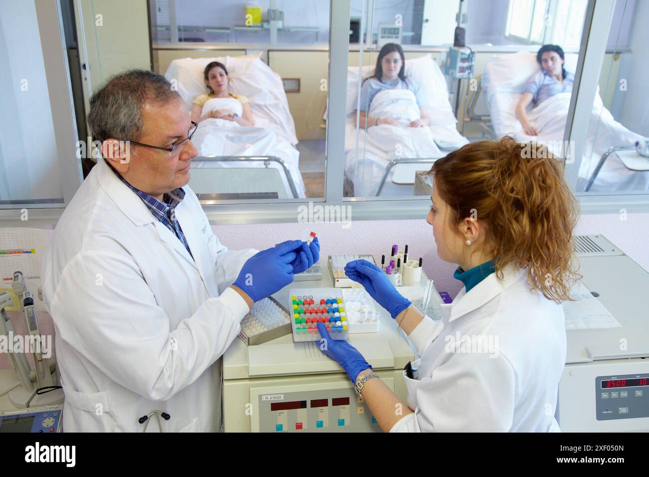 Experimental phase clinical trial, Processing of biological samples ...