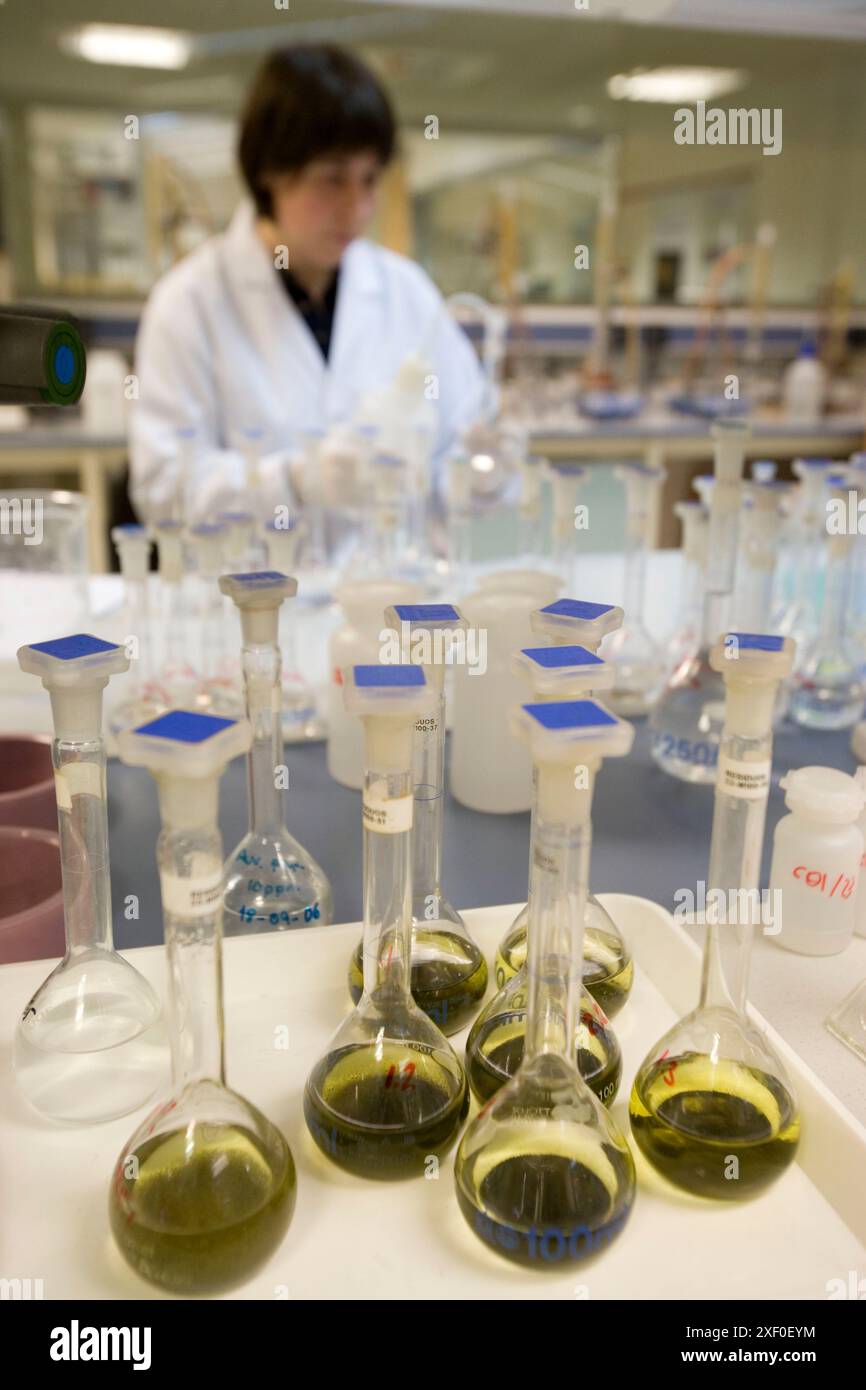 Environmental inorganic chemistry laboratory. Fundacion Inasmet-Tecnalia. Donostia, San Sebastian, Euskadi. Spain. Stock Photo