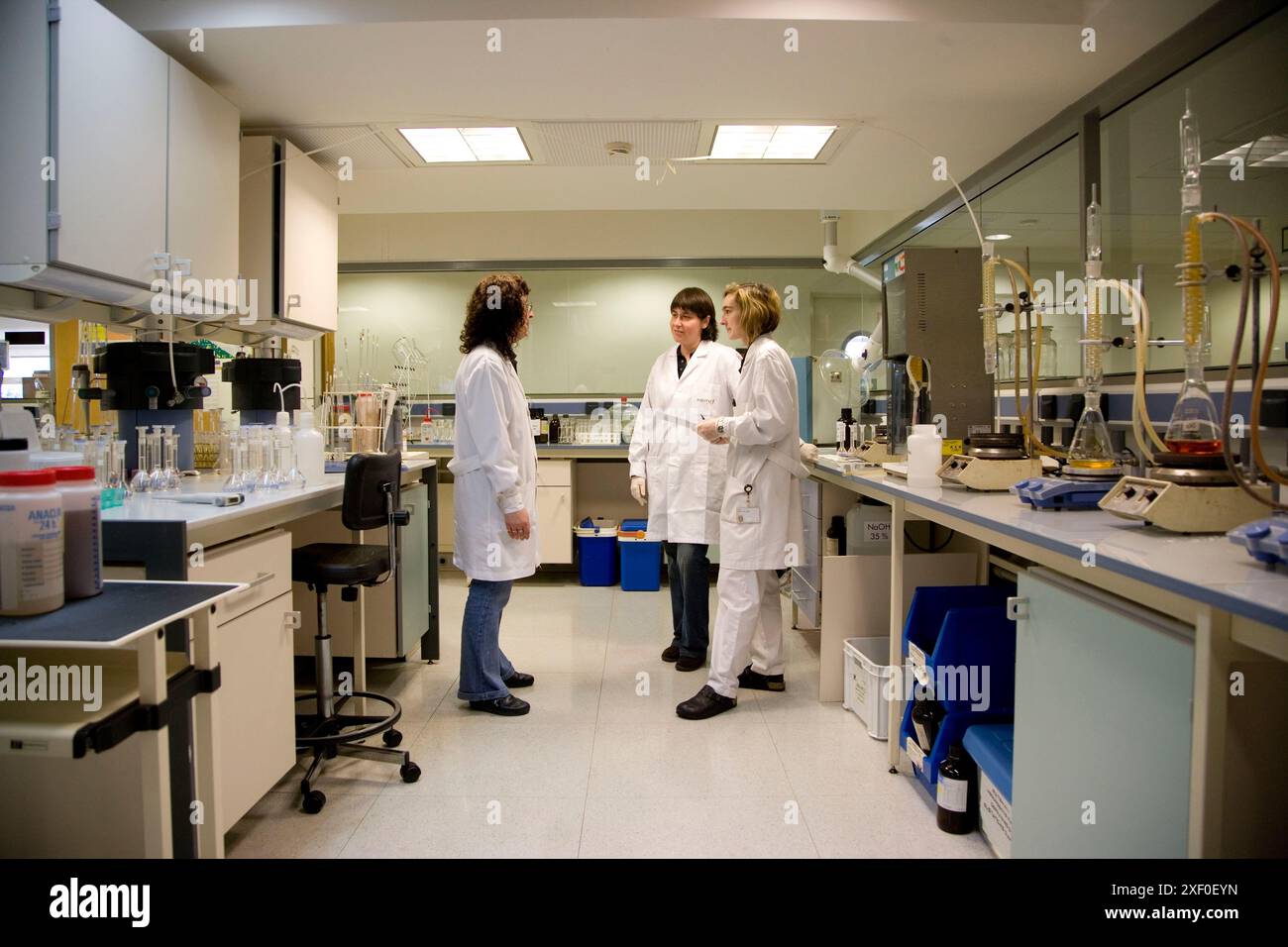 Environmental inorganic chemistry laboratory. Fundacion Inasmet-Tecnalia. Donostia, San Sebastian, Euskadi. Spain. Stock Photo