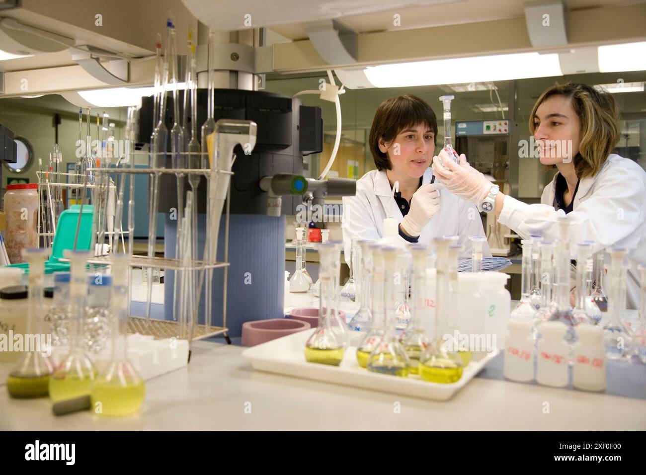 Environmental inorganic chemistry laboratory. Fundacion Inasmet-Tecnalia. Donostia, San Sebastian, Euskadi. Spain. Stock Photo