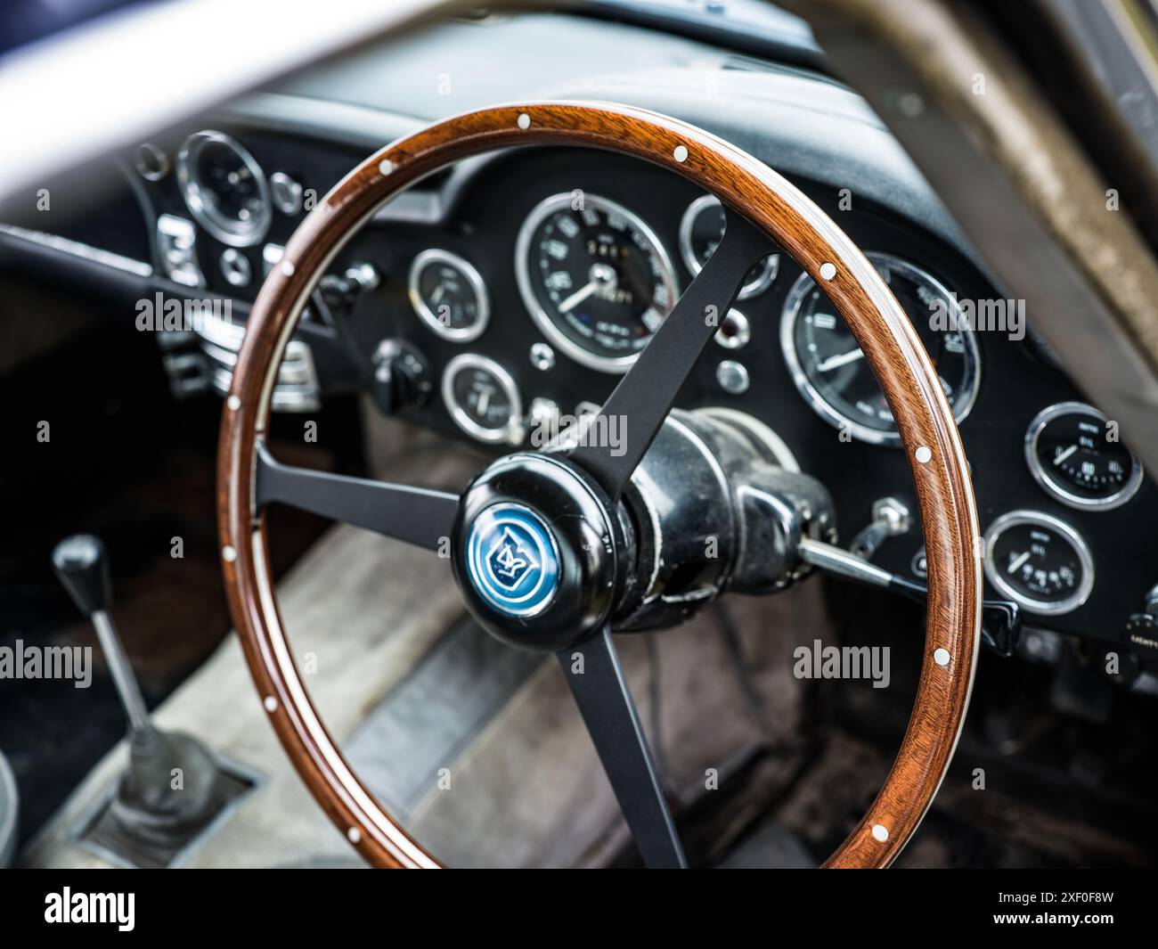 ASTON MARTIN DB5 AT WENDRON CLASSIC CAR SHOW 2024 Stock Photo