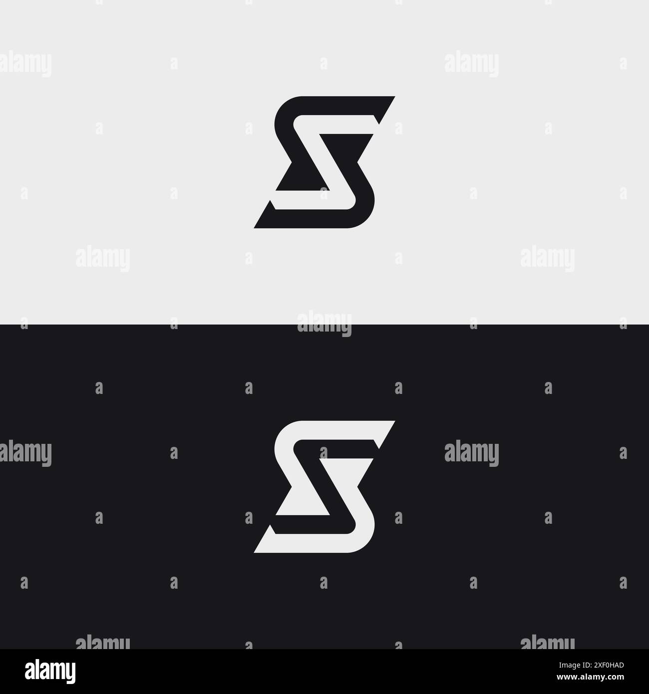letter S logo for technology, internet, web template vector illustration. Stock Vector