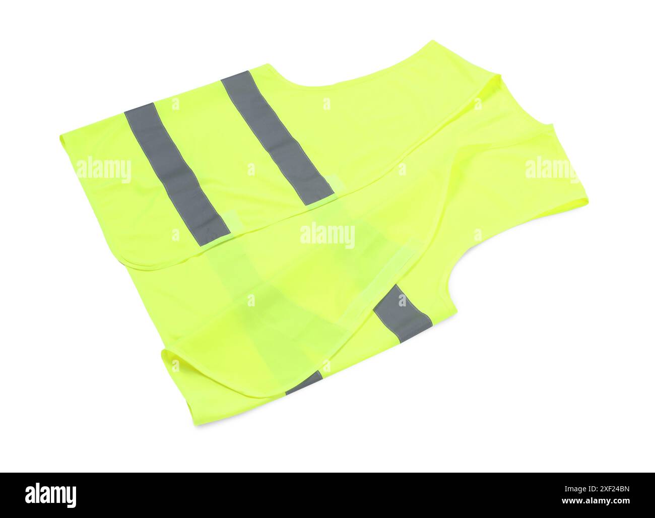 Reflective vest isolated on white. Safety equipment Stock Photo - Alamy