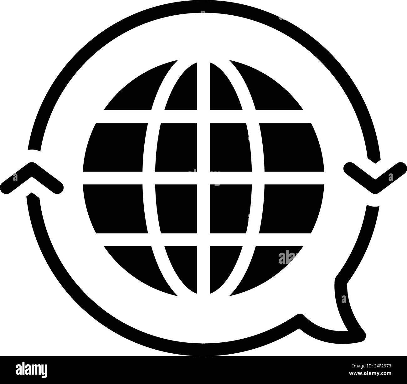 International language globe Black and White Stock Photos & Images - Alamy