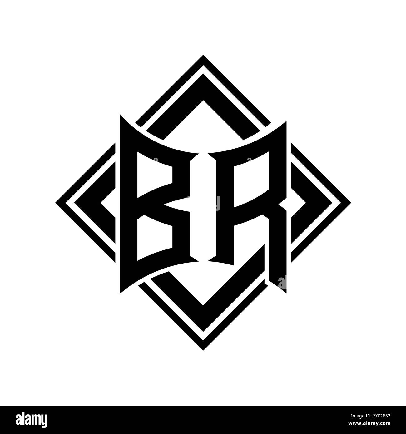 Abstract geometric vector logo hi-res stock photography and images - Alamy