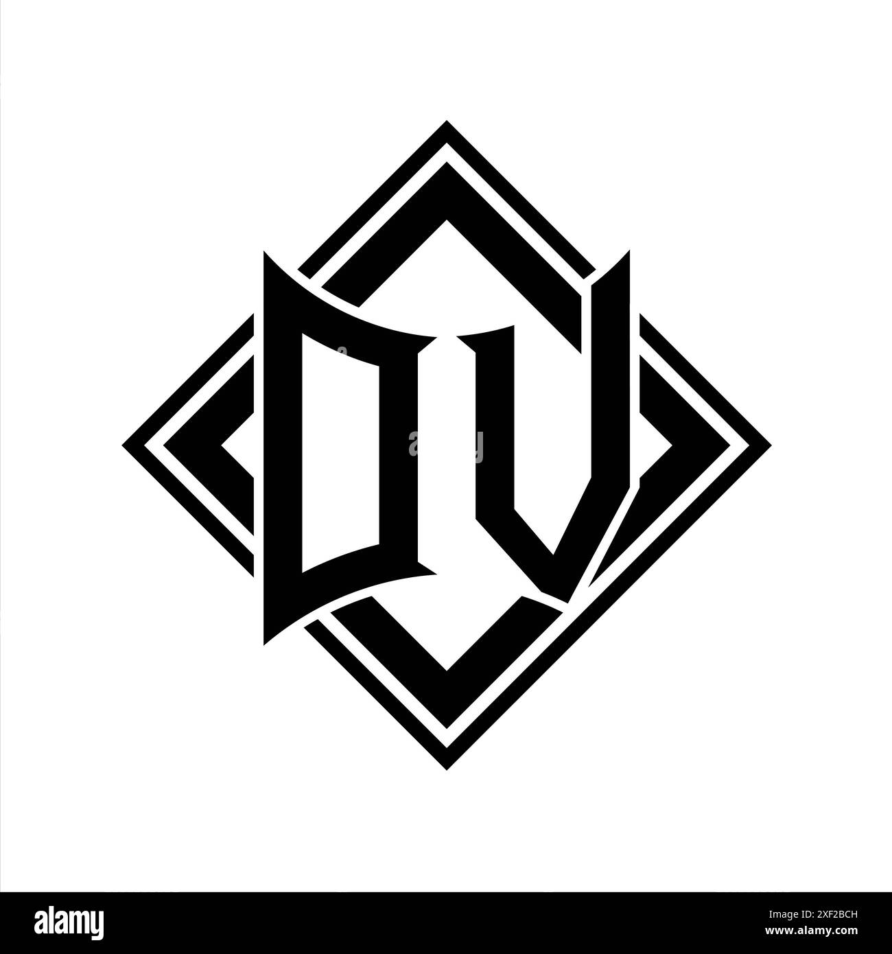 Letter dv logo Black and White Stock Photos & Images - Alamy
