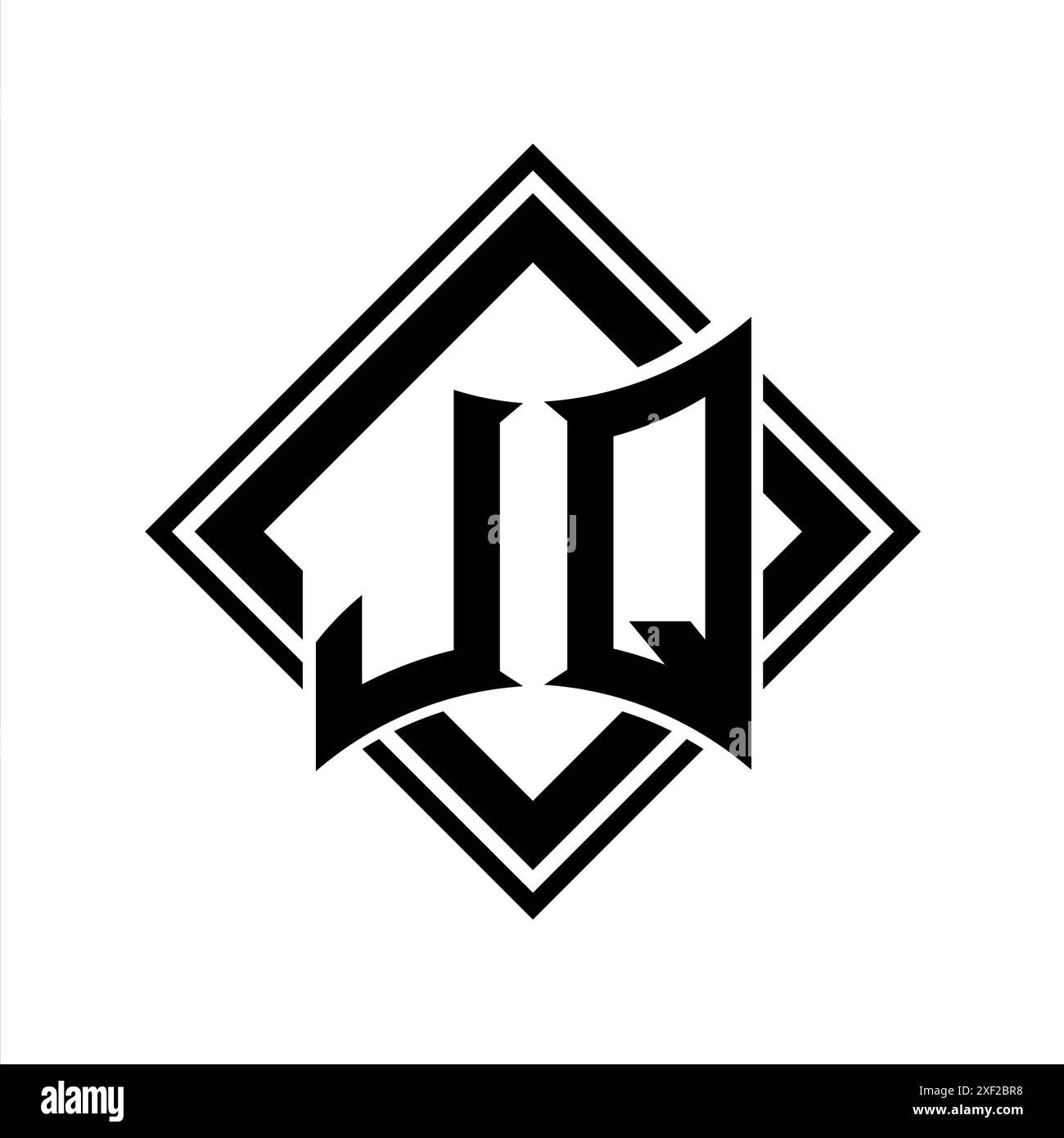 Letter jq logo Black and White Stock Photos & Images - Alamy