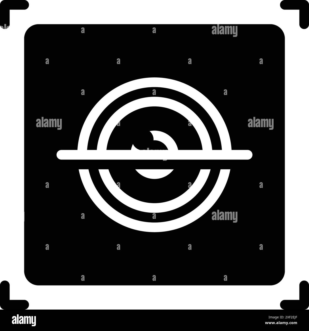 Eye scan vector vectors Black and White Stock Photos & Images - Alamy