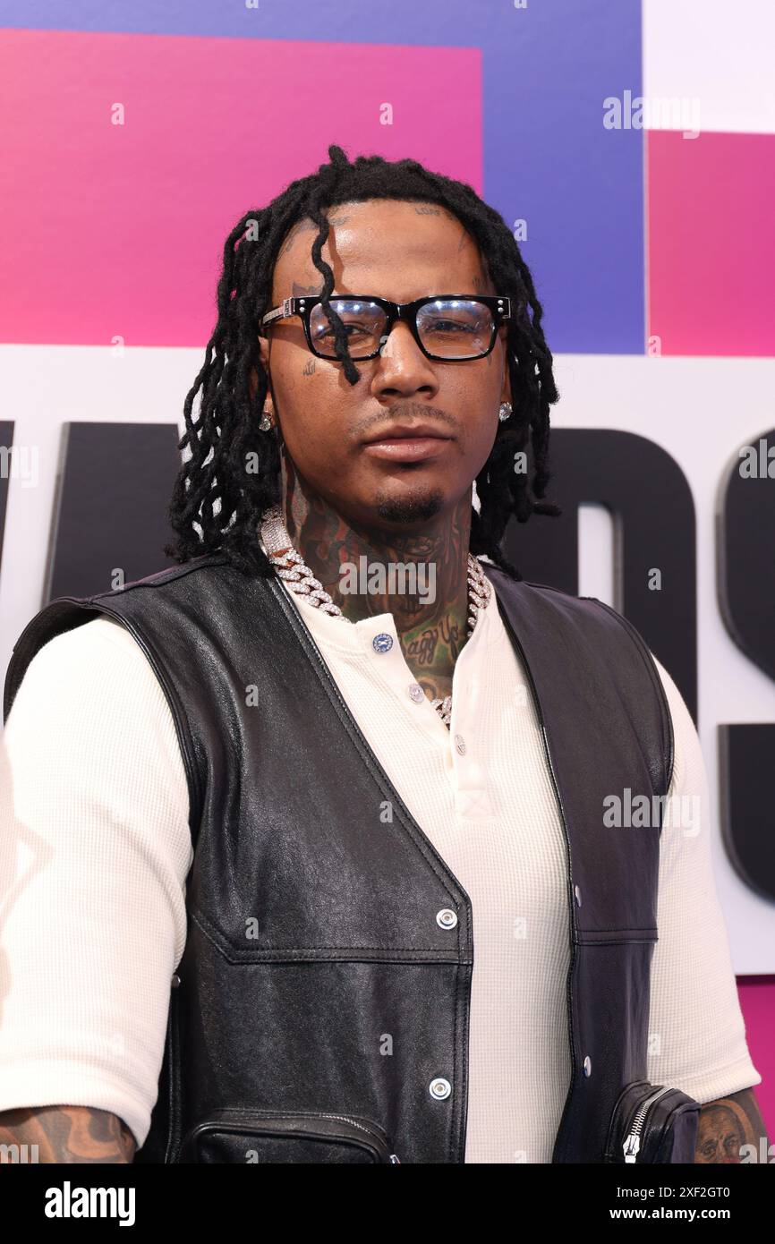 Money Back Yo Rapper Los Angeles, USA. 30th June, 2024. Moneybagg Yo attends the 2024 BET ...