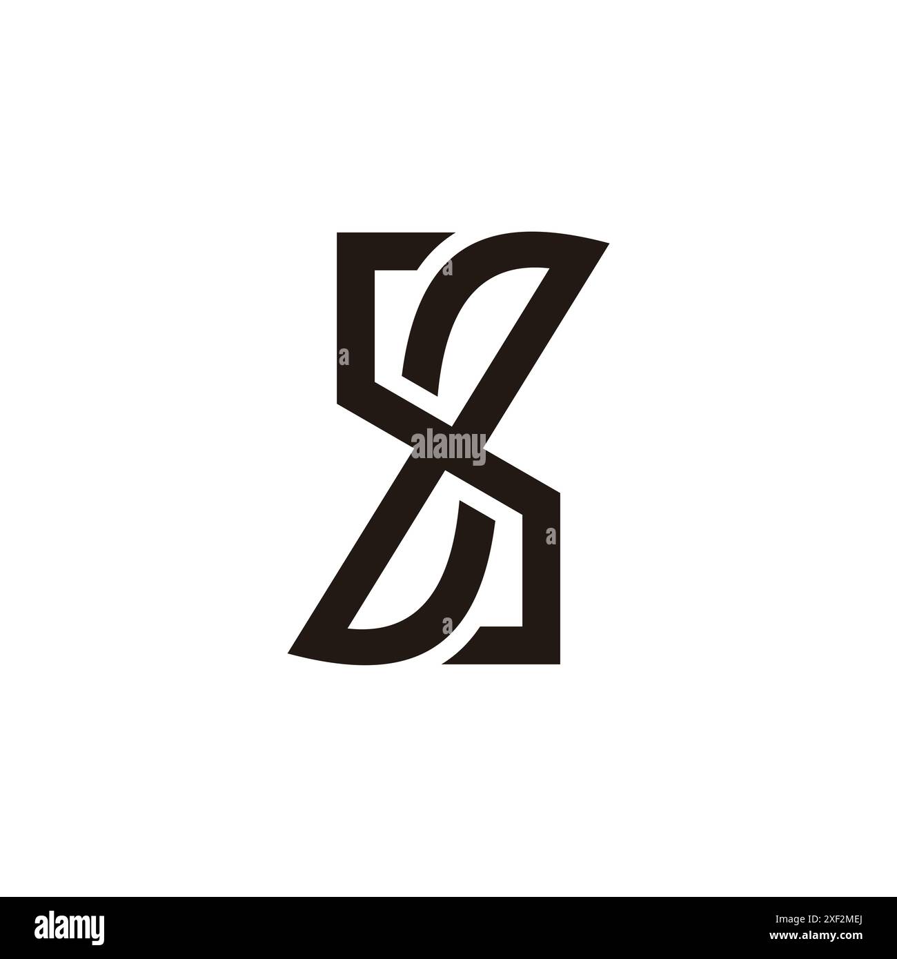 letter kx ambigram geometric line logo vector Stock Vector Image & Art ...