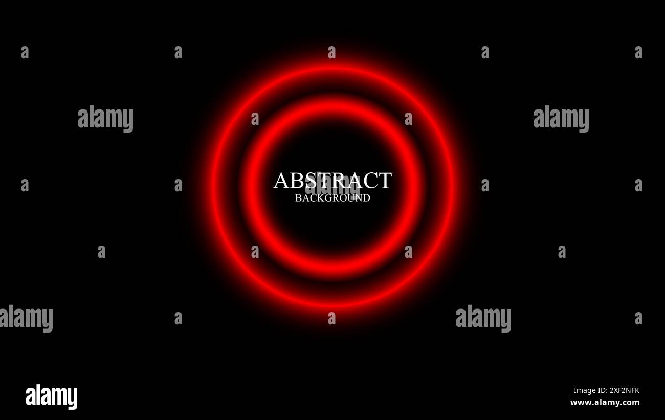 abstract background circle red glow gradient vector illustration Stock Vector