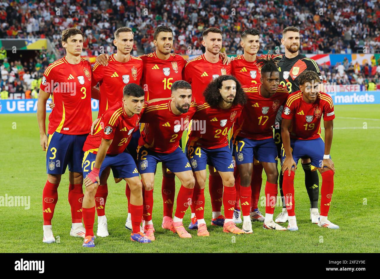 Spain Team Group Line up ESP JUNE 30 2024 Football Soccer Spain Team Group Line up ESP JUNE 30 2024 Football Soccer
