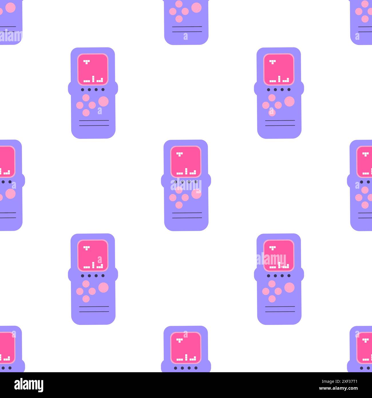 Video game pattern Stock Vector Images - Alamy