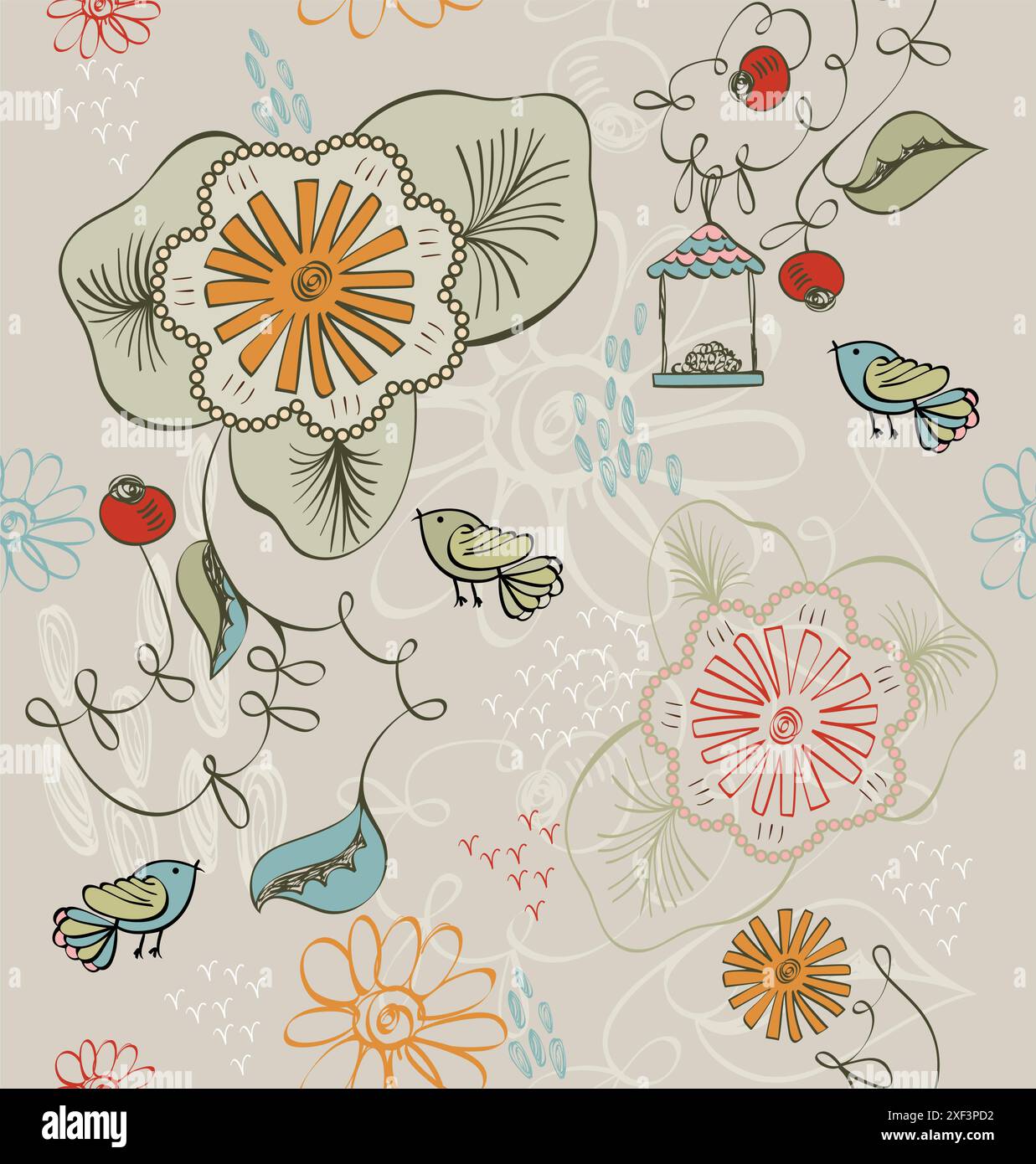 Feed pattern Stock Vector Images - Alamy