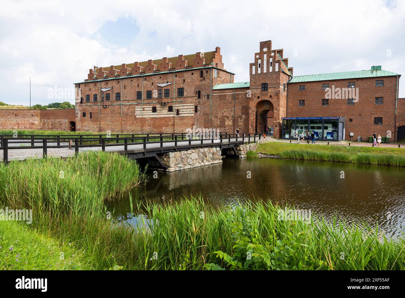 Daily life, Malmö Castle in the city of Malmö, Sweden, during Friday ...