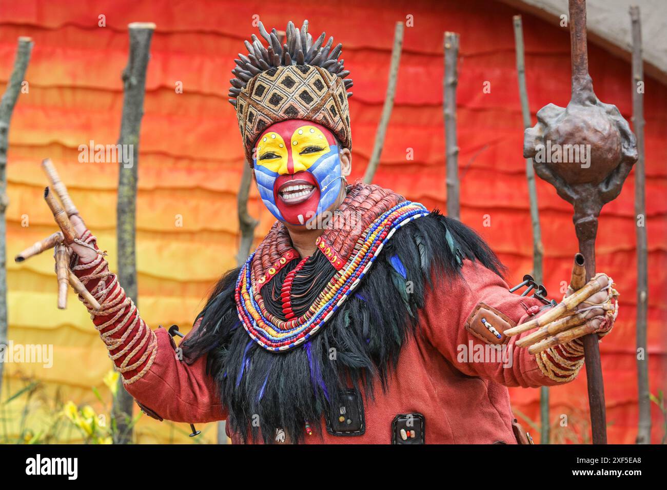 London, UK. 01st July, 2024. In The Lion King Anniversary Garden Show ...